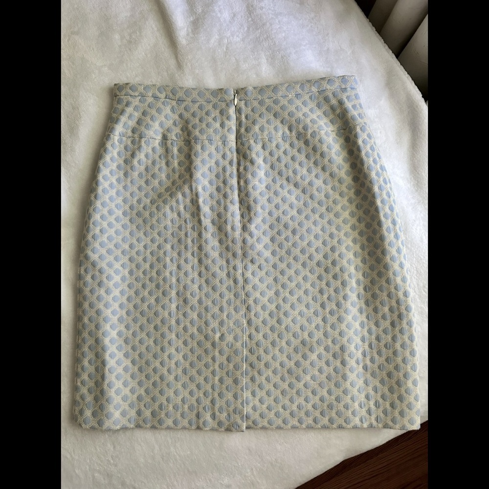 Brooks Brothers | Mini skirt | NWT | Blue and Creme | size 8P